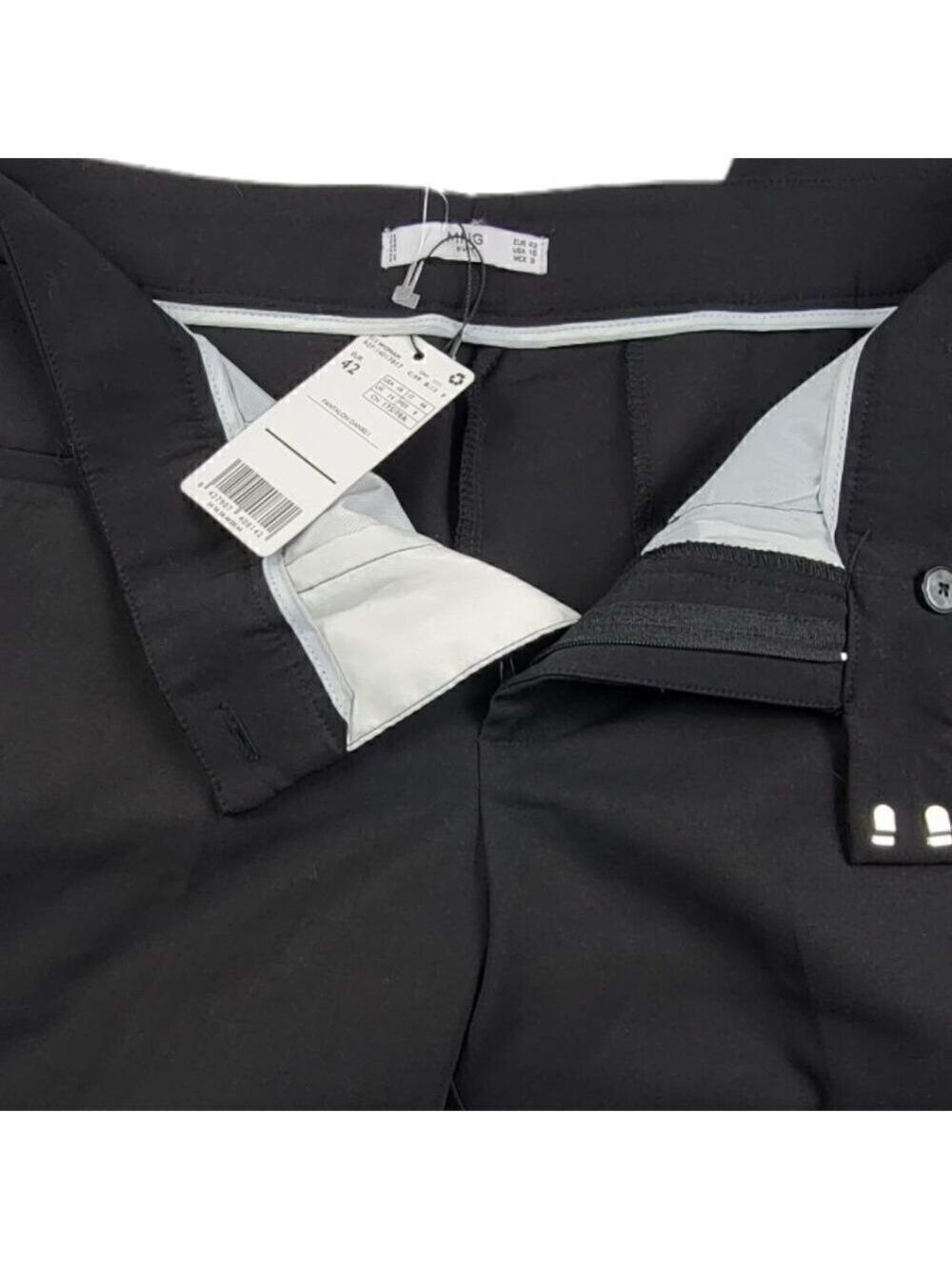 Mango Black Dress pants Size 10 - Picture 3 of 3